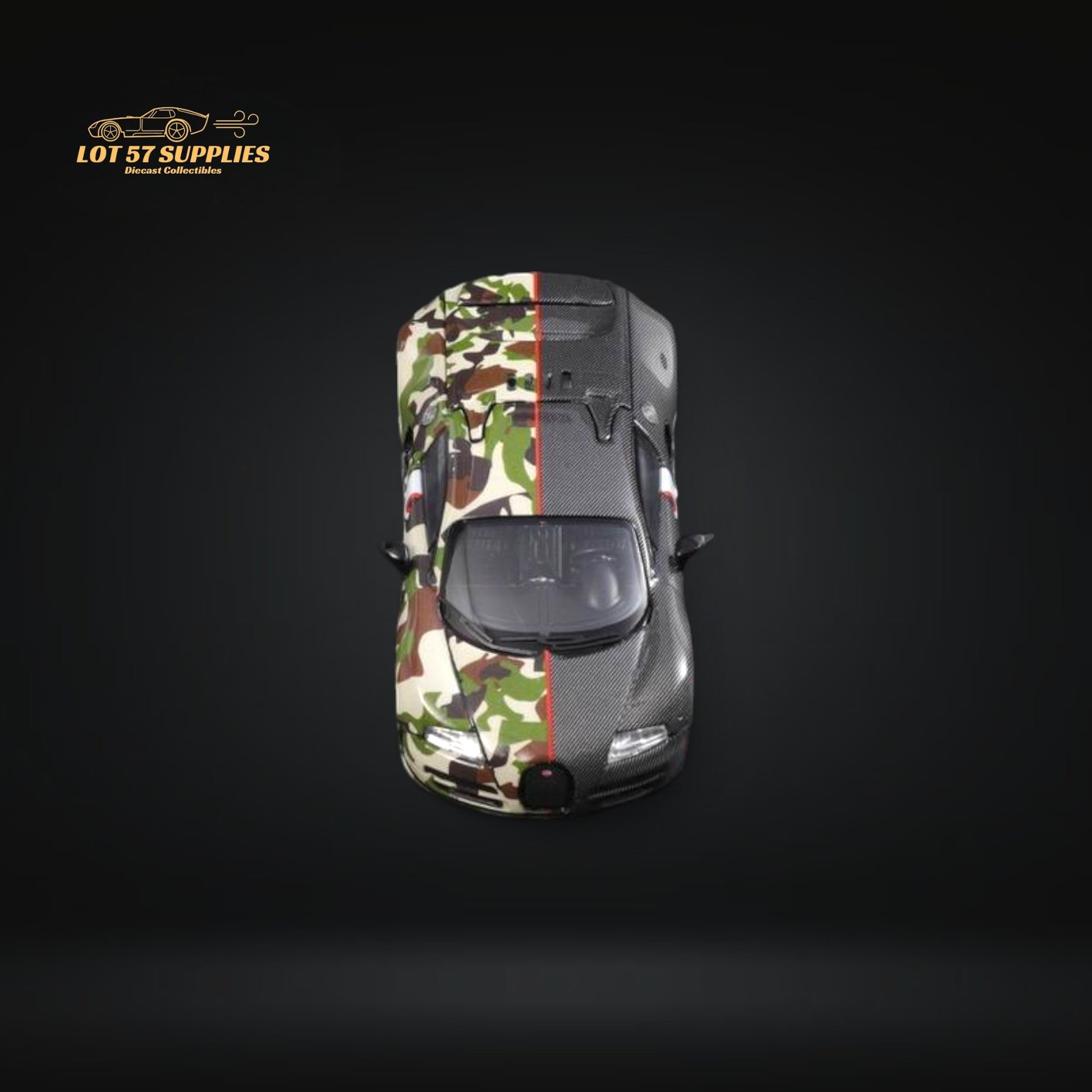 Mortal Veyron in Semi-Camouflage Livery Diecast 1:64