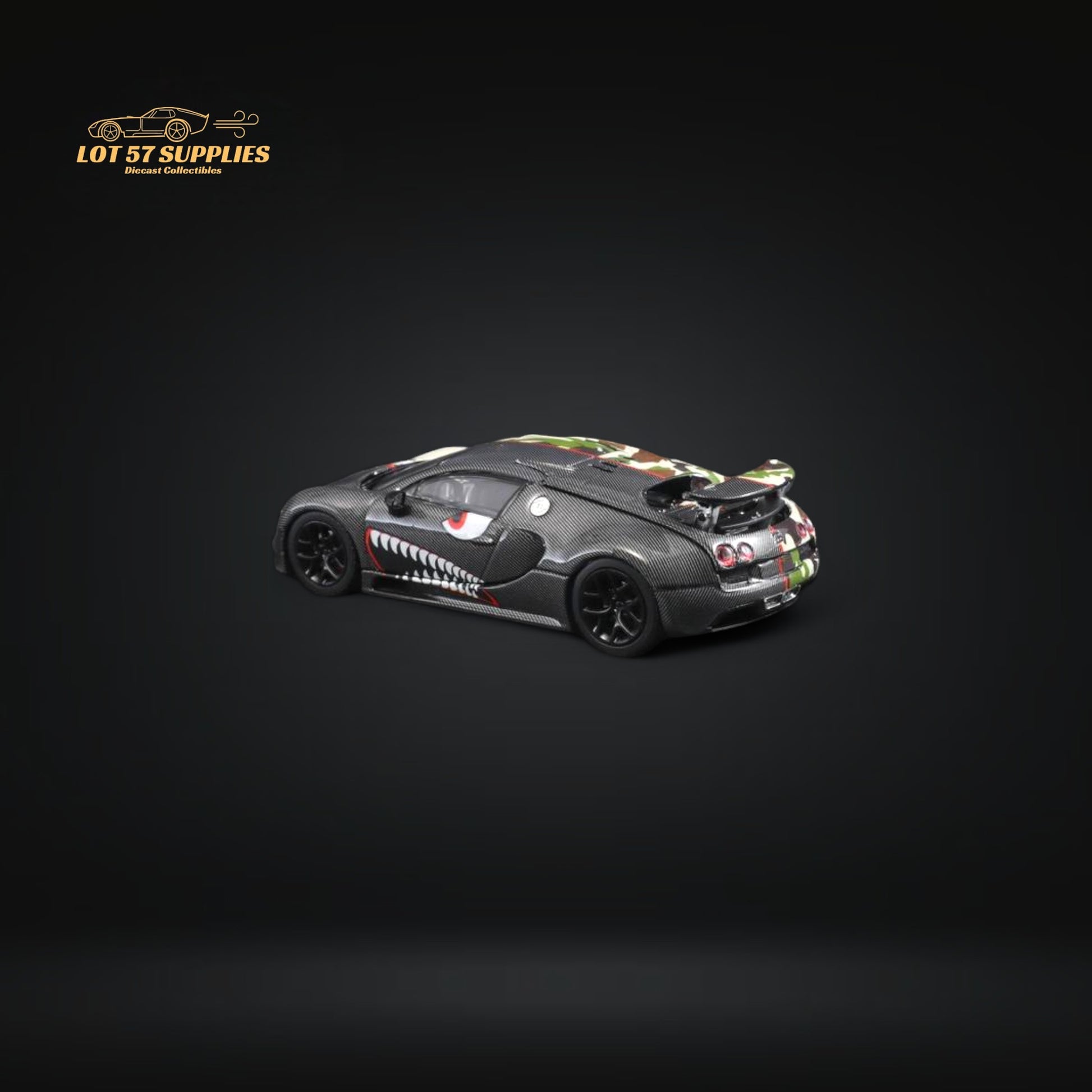 Mortal Veyron in Semi-Camouflage Livery Diecast 1:64