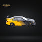 FLAME BMW M3 E46 Widebody Pandem in Black & Yellow Resin 1:64