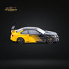 FLAME BMW M3 E46 Widebody Pandem in Black & Yellow Resin 1:64