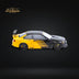 FLAME BMW M3 E46 Widebody Pandem in Black & Yellow Resin 1:64