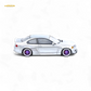 FLAME BMW M3 E46 Widebody Pandem in Metallic Silver Resin 1:64