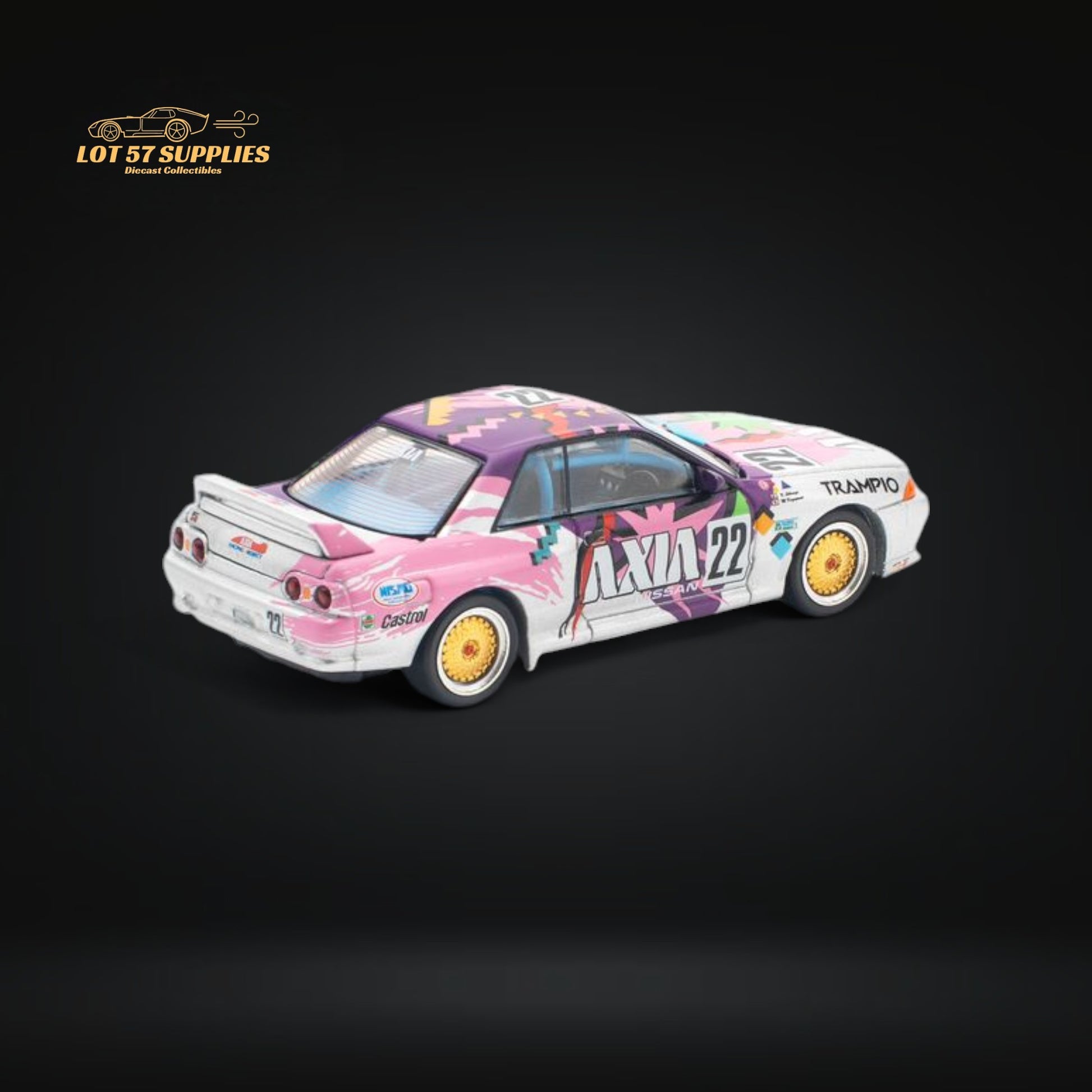 Pop Race Nissan Skyline GT-R R32 #22 Axia Group A PR640103 1:64