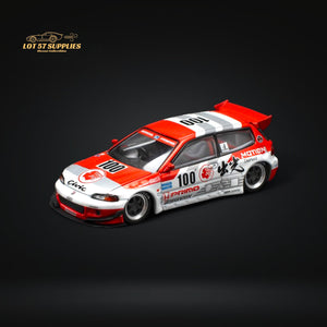 Pop Race Honda Civic EG6 Pandem v1.5 Idemitsu PR640212 1:64