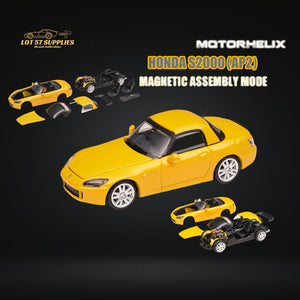 MOTORHELIX Honda S2000 AP2 Indy Yellow Pearl Magnetic Version 1:64