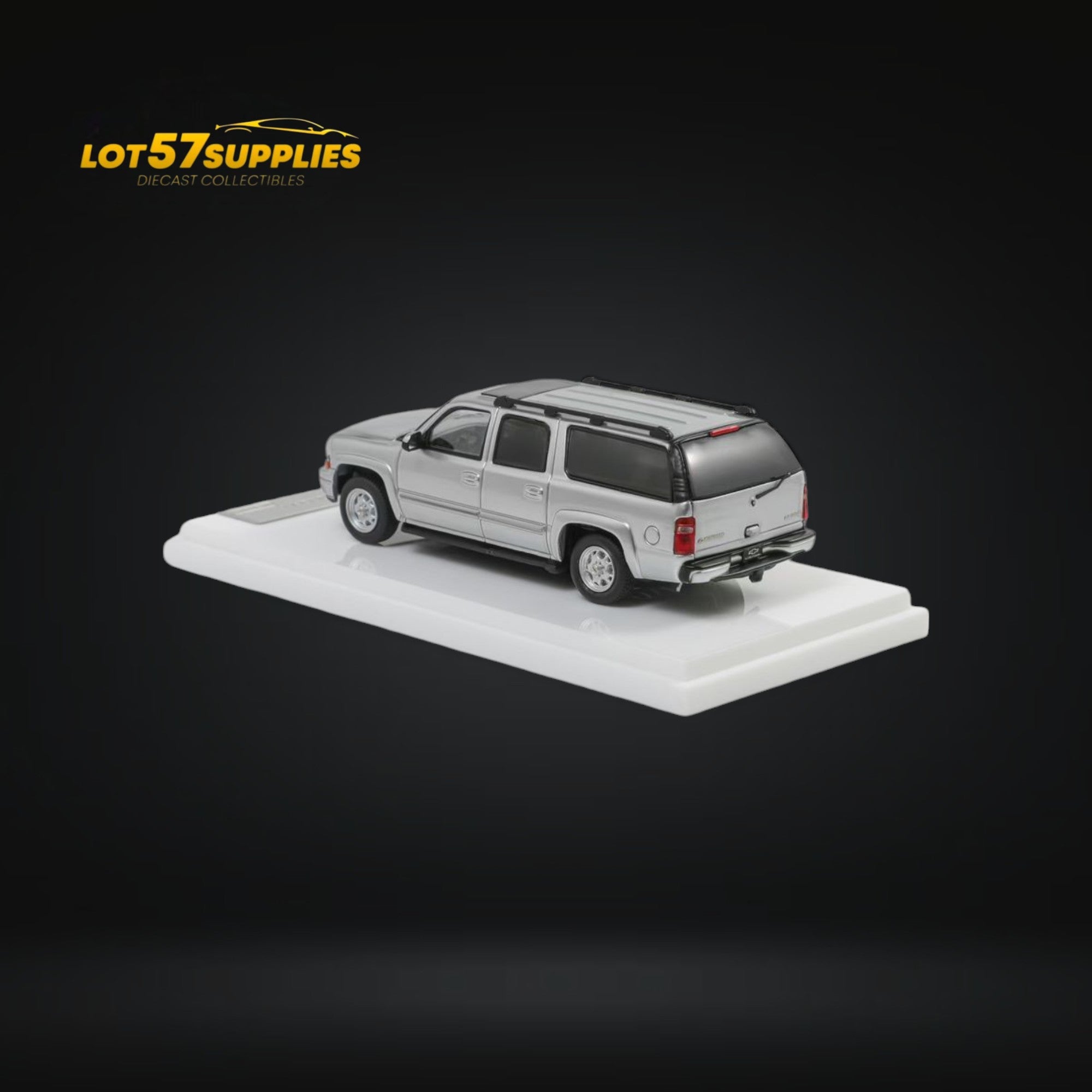 MK Miniatures Chevrolet Suburban in Silver 1:64