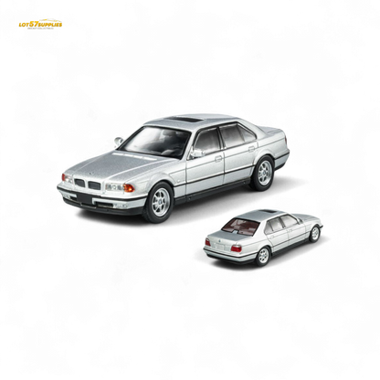 DCM BMW E38 740iL 7-Series in Silver 1:64
