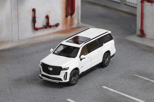 Shadow Pro Cadillac Escalade ESV in Pearl White 1:64 KS-057-468