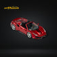 TPC Novitec 488 Roadster Wine Red Silver Wheels 1:64