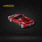 TPC Novitec 488 Roadster Wine Red Silver Wheels 1:64