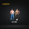 EHC Model Figure Set Muscle Man Duo 1:64 Resin