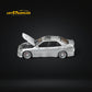 Focal Horizon 1999 Toyota Altezza RS200 SXE10 in Silver Openable Hood & TE37 Wheels 1:64