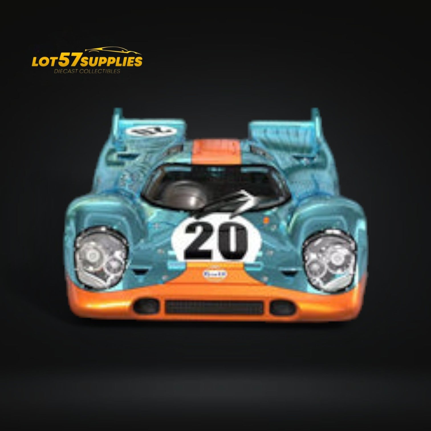 FindClassically Porsche 917K Chromed gulf #20 1:64