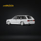 Mortal BMW E30 Touring Wagon in Venus White w/ Openable Hood 1:64