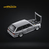 Mortal BMW E30 Touring Wagon in Argent Grey w/ Openable Hood 1:64