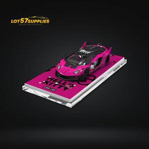 Cool Car Lamborghini GT EVO Dark Pink Ordinary 1:64