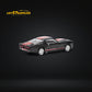 Pop Race Shelby Mustang GT500 Dark Chrome Black w/ Openable hood 1:64