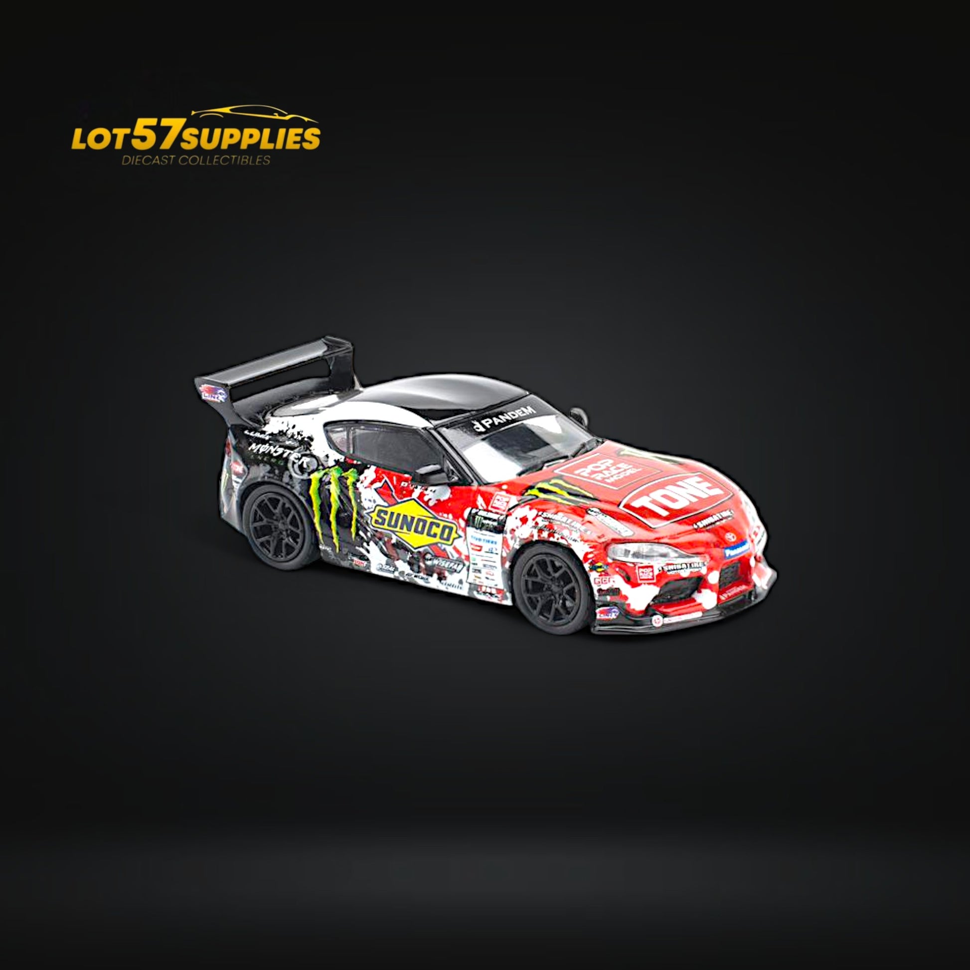 Pop Race Pandem GR Supra D1GP 2024 Daigo Saito 1:64