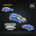 Pop Race Pandem Civic EG6 Metallic Blue w/ Openable hood 1:64