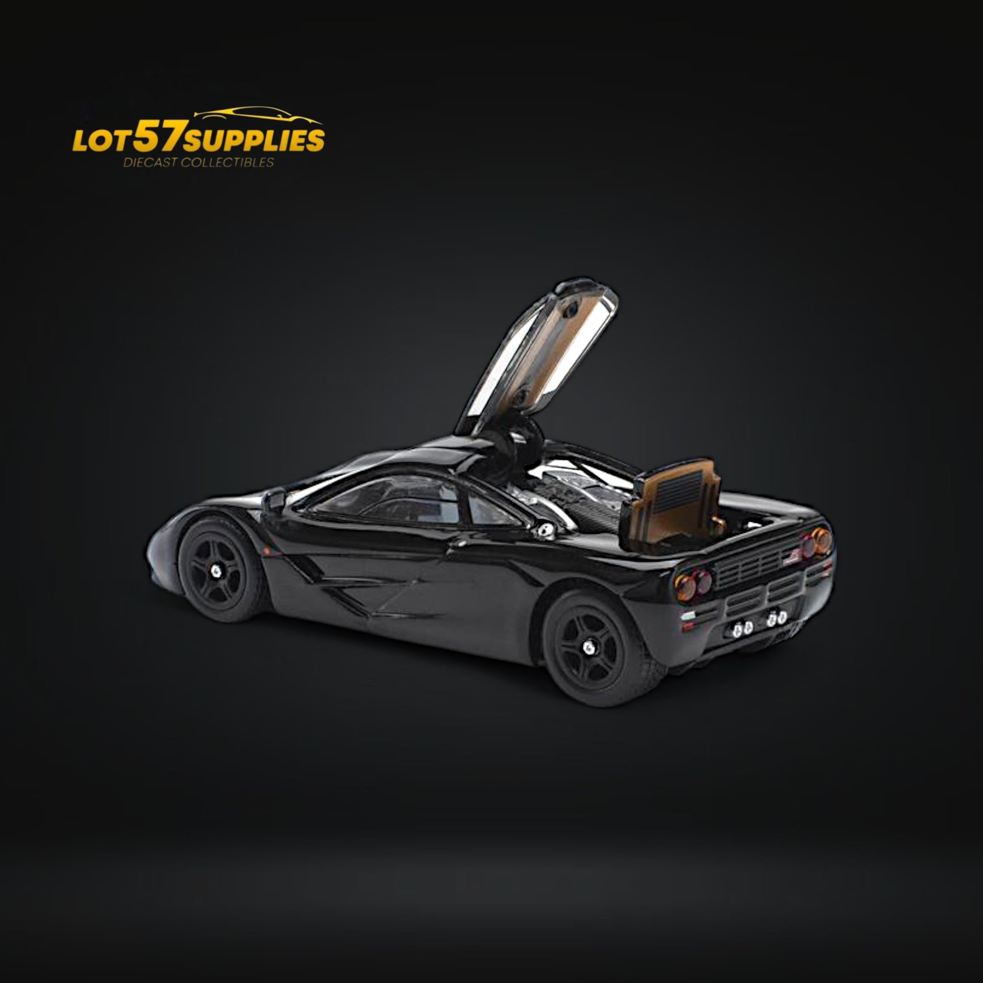 Pop Race McLaren F1 Jet Black 1:64