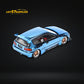 Pop Race Pandem Civic EG6 Blue Chrome 1:64