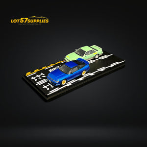Modeler's Initial D Set Vol.20 K'S S13 Iketani Koichiro & SILEIGHTY Satou Mako 1:64