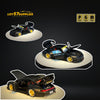 PGM Porsche 964 RWB Matte Black Gold Wheel Luxury Base 1:64