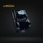 Error404 X Zephyr Designz Taycan in Black with Roof Box 1:64