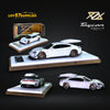 Error404 X Zephyr Designz Taycan in White with Roof Box 1:64