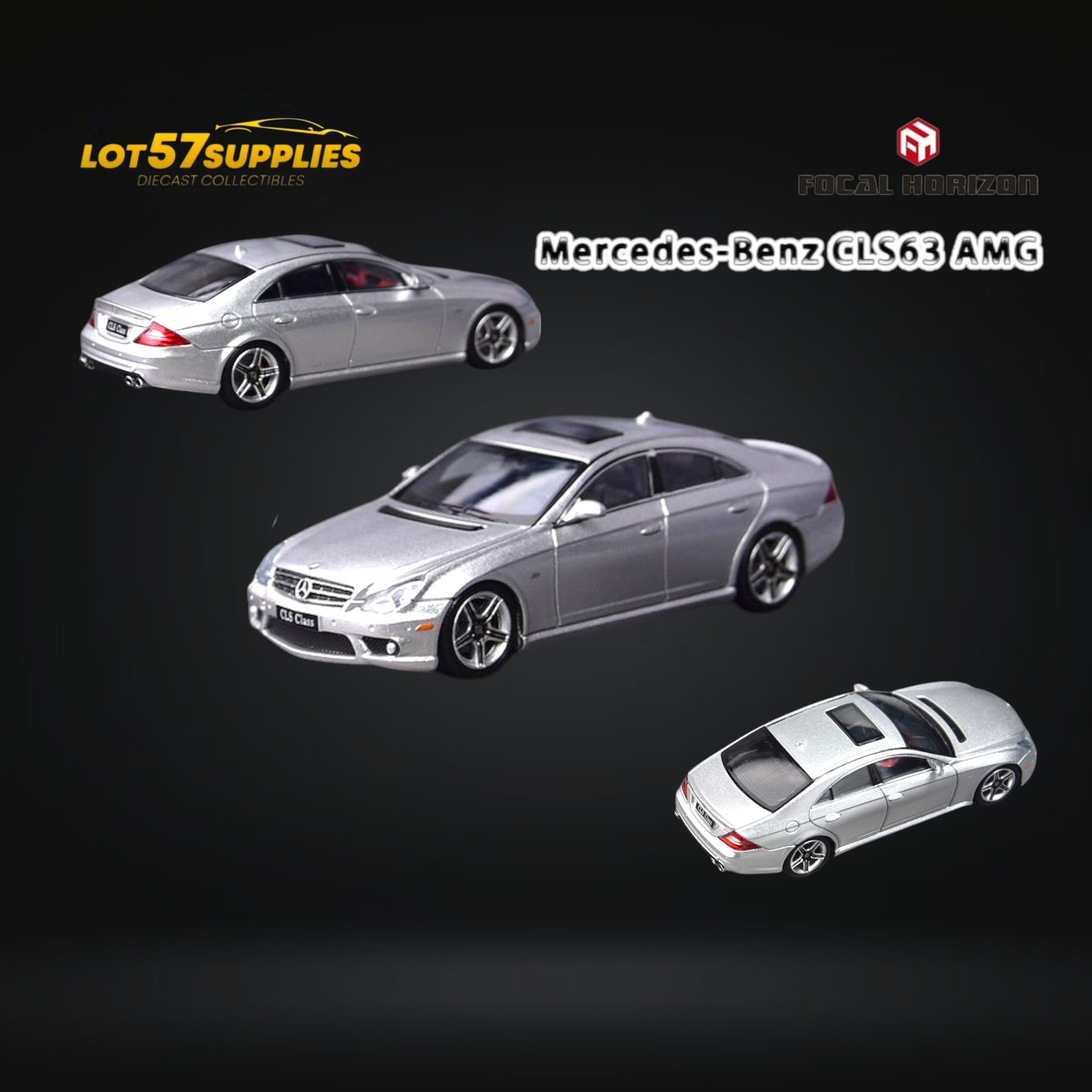 Focal Horizon CLS 63 AMG Mk1 C219 in Silver 1:64