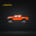 (Pre-Order) GCD Toyota TACOMA SNOW VERSION in Orange Red & 3PMSF Tires 1:64