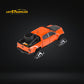 (Pre-Order) GCD Toyota TACOMA SNOW VERSION in Orange Red & 3PMSF Tires 1:64