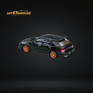 Furuya Subaru Impreza STi GD 8th Gen WAGON in Black 1:64