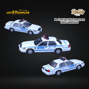 Rollin Ford Crown Victoria NYPD Police Department Patrol Supervisor 1:64