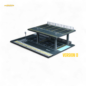 MoreArt STEEL STRUCTURE PLATFORM PARKING SCENE Version D 1:64 MO923004