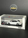 Inno64 Honda Accord Euro-R CL7 Premium Pearl White With Extra Wheels & Decals 1:64