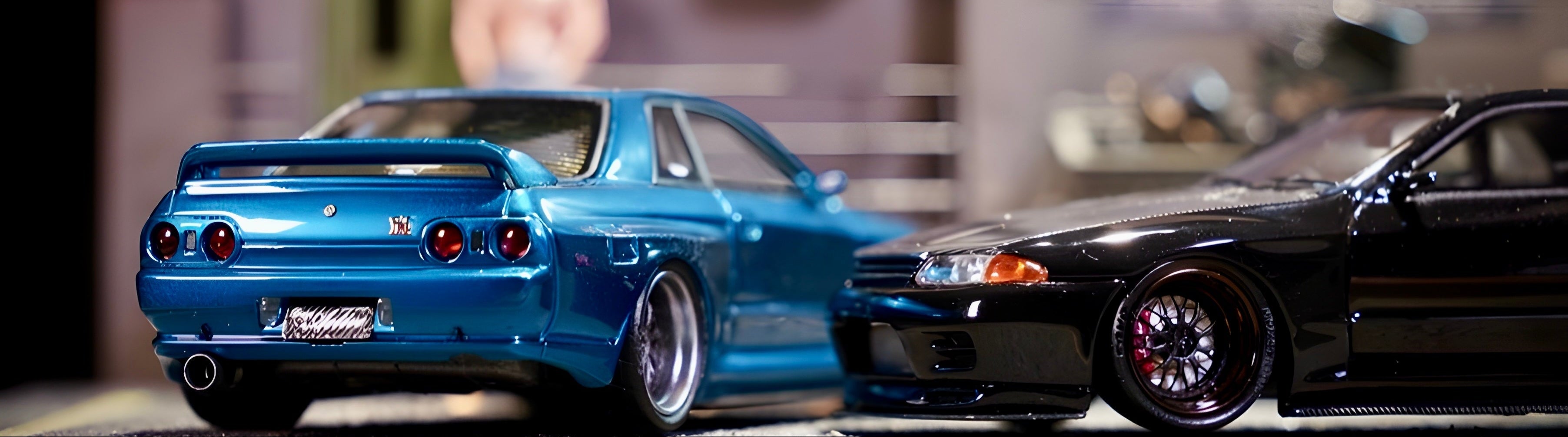 THE LABORATORY ZONZO STUDIOS NISSAN SKYLINE R32 ACTIVE WIDEBODY RESIN 1:64