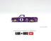 (Pre-Order) Mini GT x Kaido House Chevrolet Silverado DUALLY KAIDO V1 Purple 1:64 KHMG084