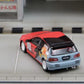 (Pre-Order) Street Weapon Honda Civic EG6 "KNUCLES" Sonic livery 1:64