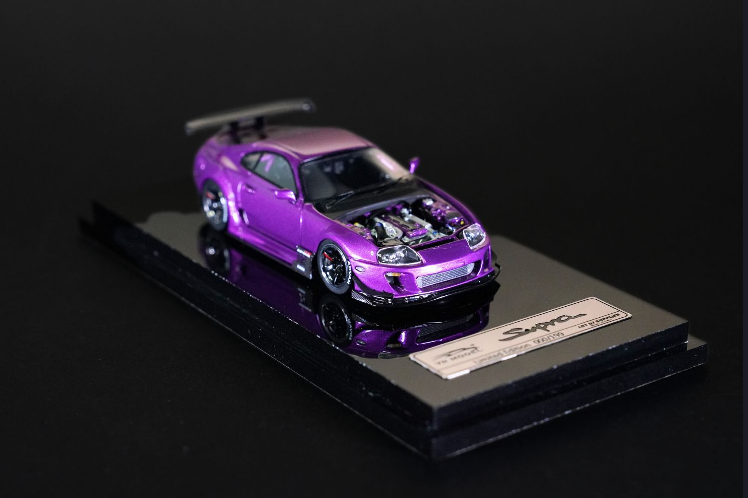 YM Model X LOT 57 Exclusive Toyota Supra JZA80 Limited to 199 Pcs + Bonus Gift Custom Pin 1:64