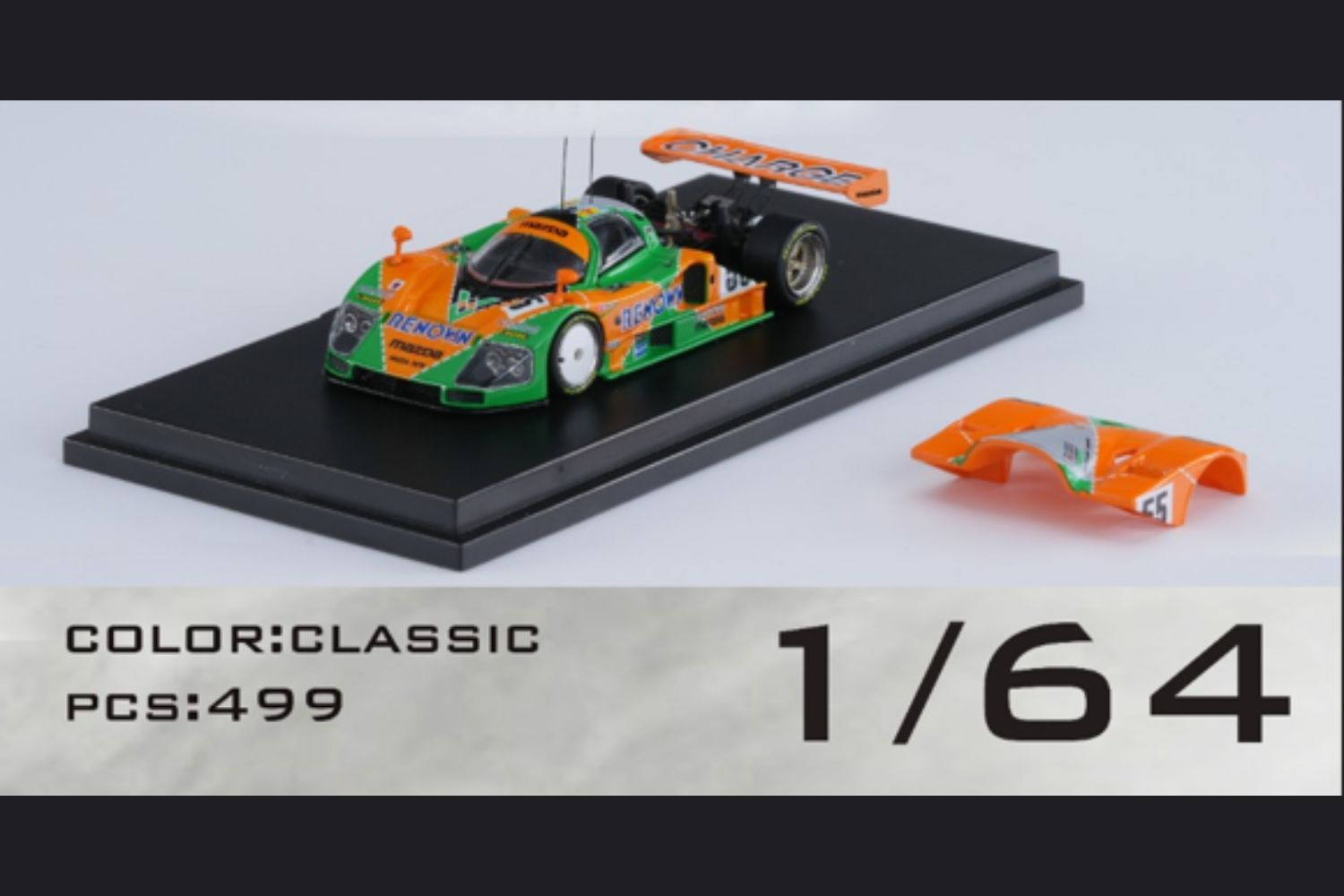 (Pre-Order) YM Model Mazda 787b #55 Le Mans Championship 1991 Winner Limited to 499 Pcs 1:64