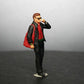 LOT57 Figures "GUY WITH GUCCI SUIT AND RED BAG" 1:64 Diorama Figure