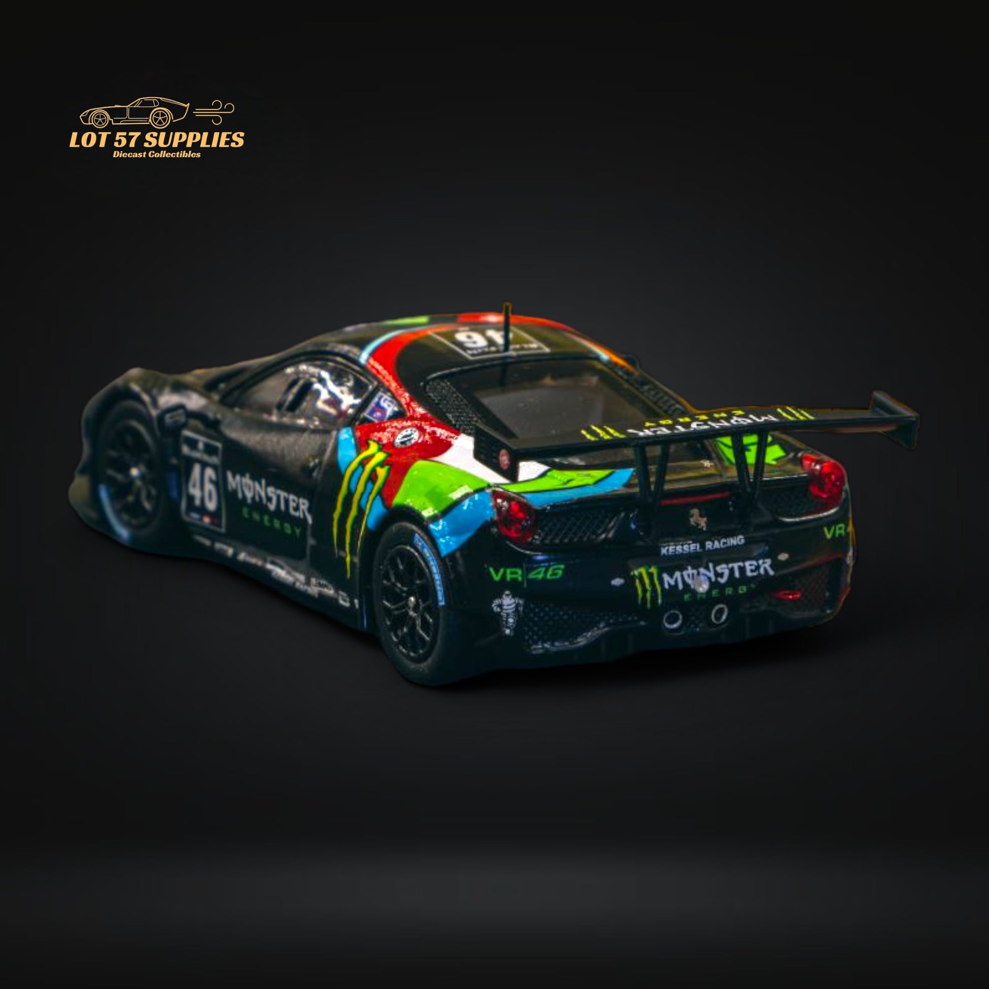 Tarmac Works Hobby64 Ferrari 458 Italia GT3 Blancpain Endurance 2012 V. Rossi 1:64 T64-073-12BGT46M