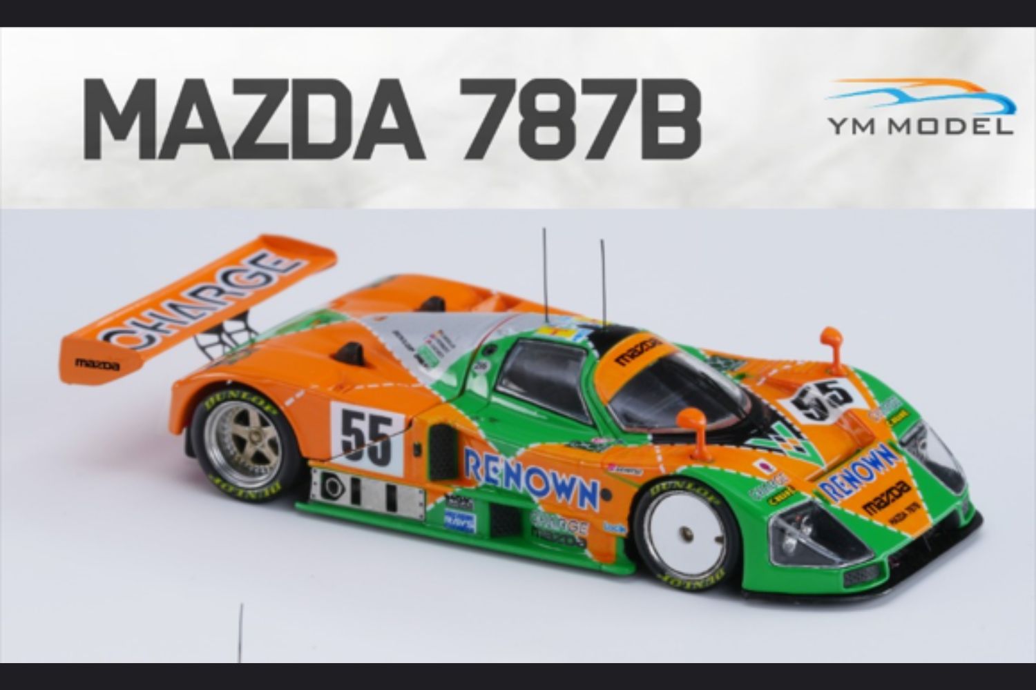 (Pre-Order) YM Model Mazda 787b #55 Le Mans Championship 1991 Winner Limited to 499 Pcs 1:64