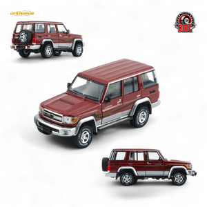 BM Creations Toyota Land Cruiser LC76 Dark Red - RHD 1:64