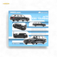 Mortal BMW E30 Crock - Openable Hood - Cambered in Full Black 1:64