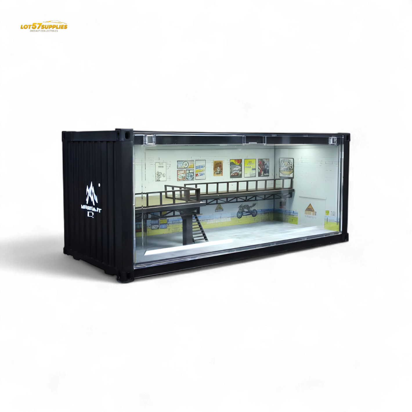 MoreArt CONTAINER REPAIR SHOP SCENE MO400207 Version B 1:64