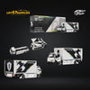 MicroTurbo HINO 300 Custom Box Truck Koenigsegg Livery 1:64