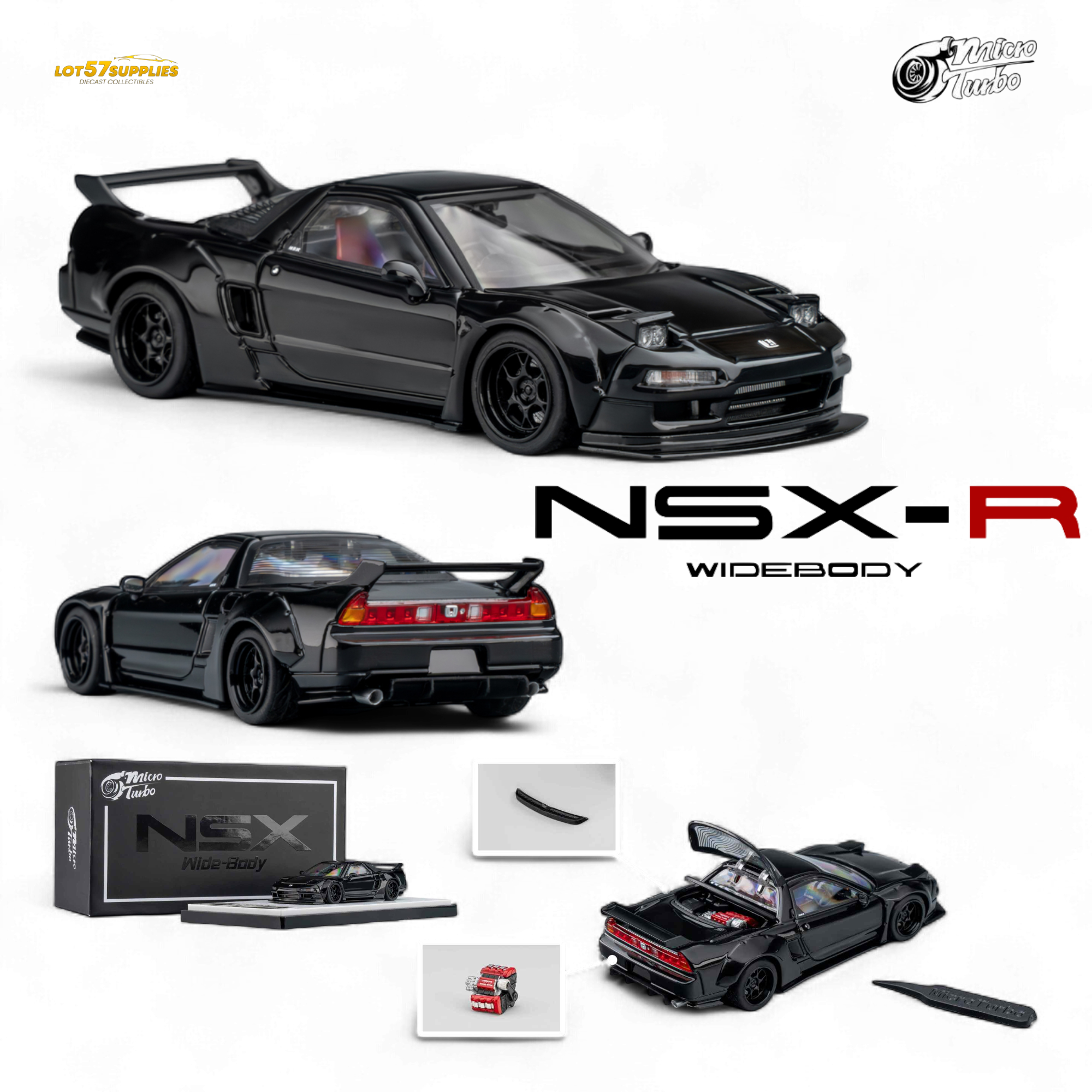 Microturbo NSX-R 1:64 Diecast | LOT57 Supplies