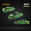 Mortal ER34 SKYLINE URAS Transparent Metallic Green 1:64